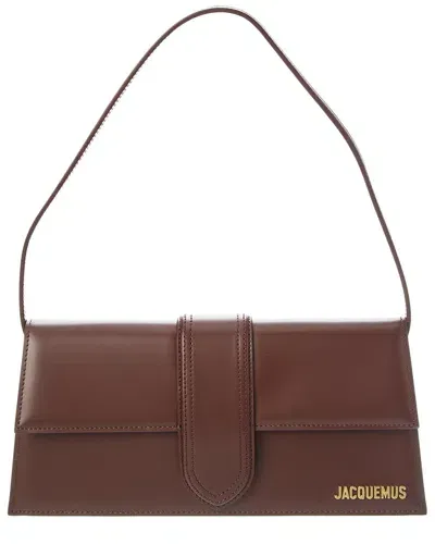 Jacquemus Le Bambino Long Shoulder Bag In Brown