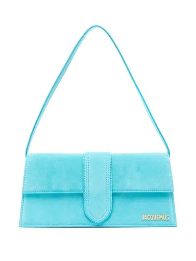 Jacquemus Le Bambino Long Shoulder Bag In Blue