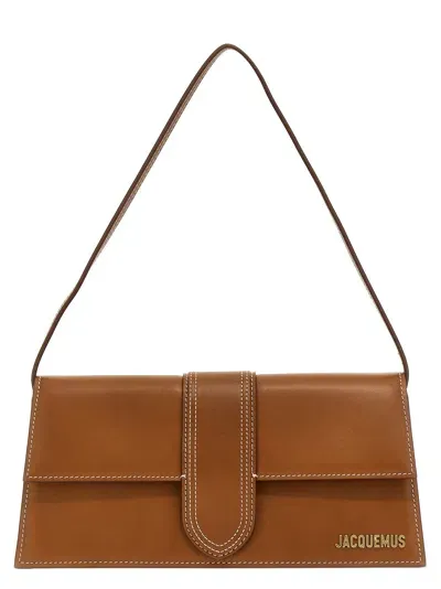 Jacquemus 'le Bambino Long' Shoulder Bag In Brown