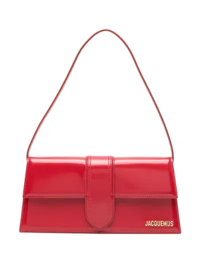 Jacquemus Le Bambino Long Shoulder Bag In Red