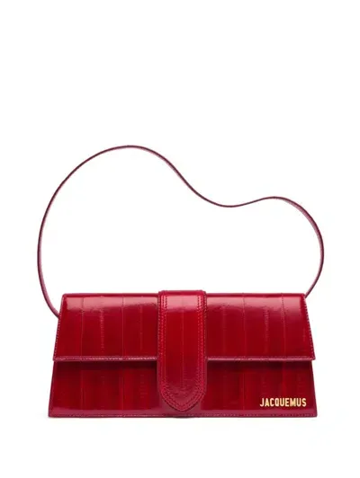 Jacquemus Le Bambino Long Shoulder Bag In Red