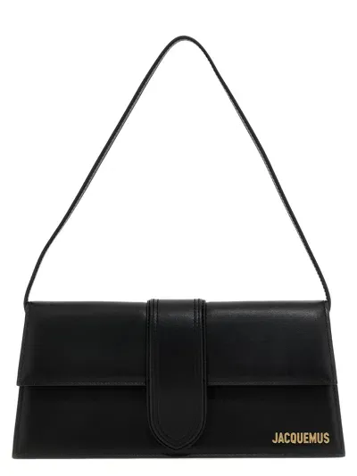 Jacquemus Le Bambino Long Shoulder Bags In Gold