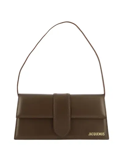 Jacquemus Le Bambino Long Shoulder Bag In Brown