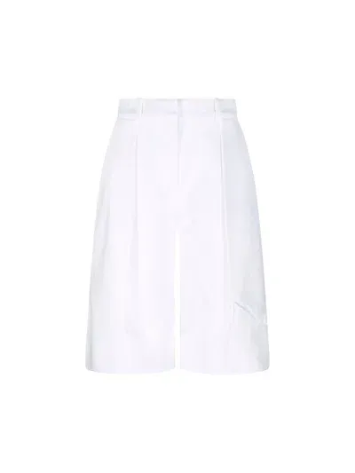 Jacquemus Le Bermuda Shorts In White