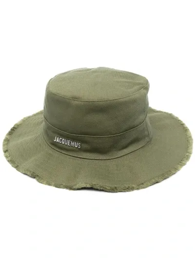 Jacquemus Le Bob Artichaut Bucket Hat In Brown