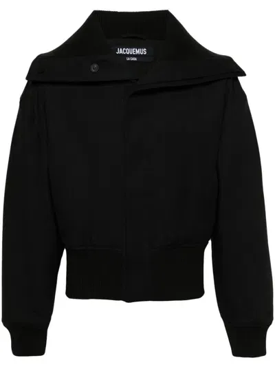 Jacquemus Le Bomber Bordo Jacket In Black