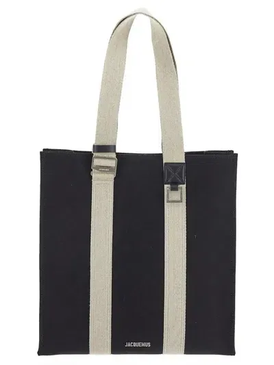 Jacquemus Le Cabas Cuerda Tote Bag In Black