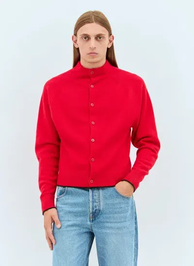 Jacquemus Le Cardigan Pitatto In Red