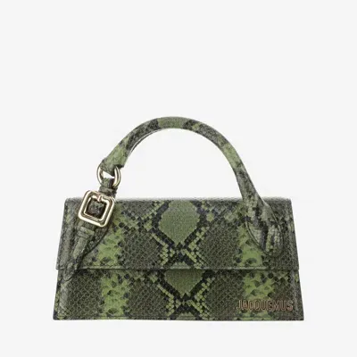 Jacquemus Le Chiquito Long Boucle In Green