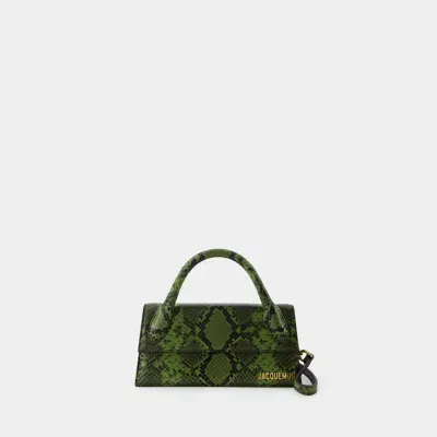 Jacquemus Le Chiquito Long Crossbody -  - Leather - Green