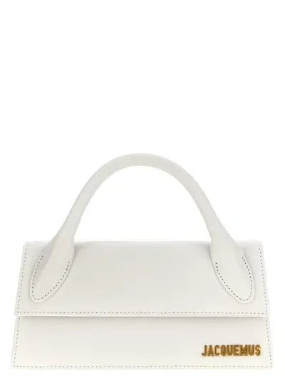 Jacquemus Le Chiquito Long Hand Bags In White