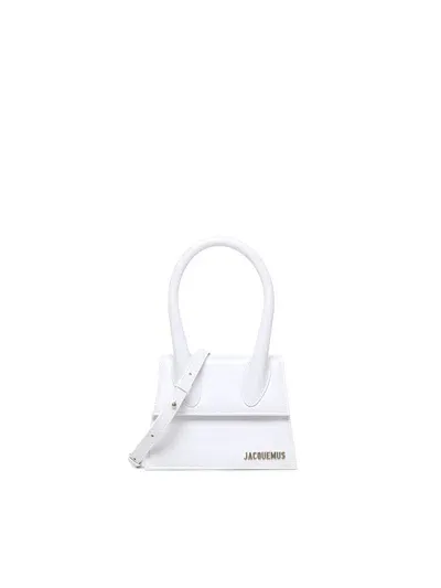 Jacquemus Le Chiquito Moyen Tote In White