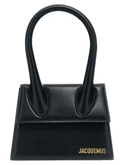 Jacquemus 'le Chiquito Moyen' Handbag In Black