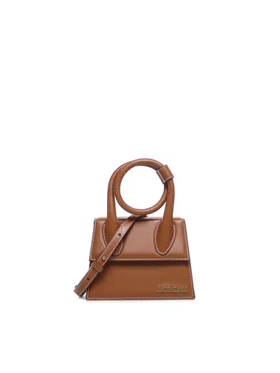 Jacquemus Le Chiquito Noeud Bag In Light Brown