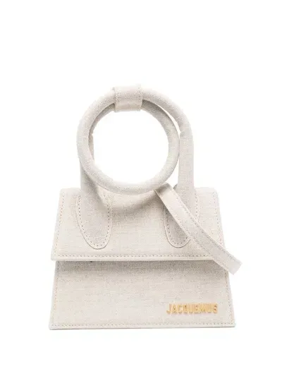 Jacquemus Le Chiquito Noeud Canvas Handbag