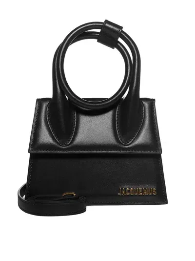 Jacquemus Le Chiquito Noeud Tote Bag In Black