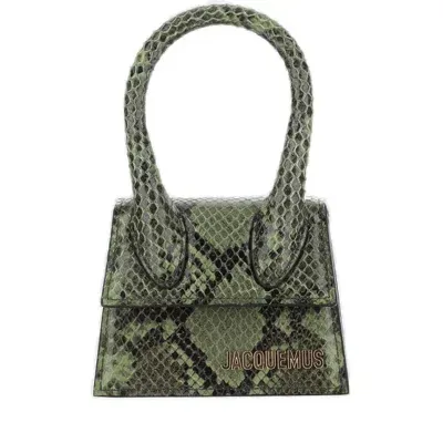 Jacquemus Le Chiquito Signature Mini Handbag In Green