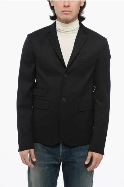 Jacquemus Le Chouchou Wool Blend Multipocketed Blazer In Black