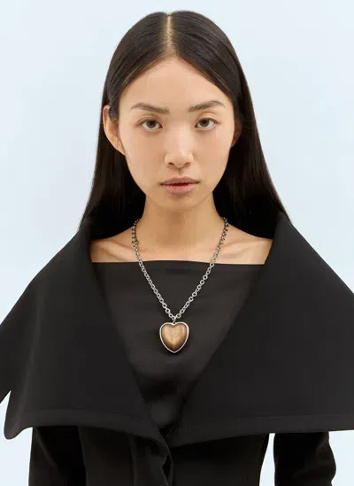 Jacquemus Le Collier Pietra Necklace In Silver