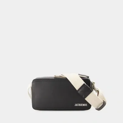 Jacquemus Le Cuerda Horizontal Crossbody -  -  Black - Leather