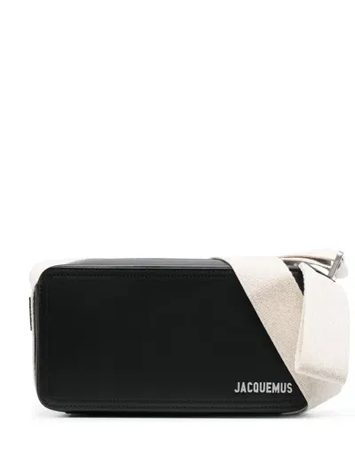 Jacquemus Le Cuerda Horizontal Crossbody Bag In Black