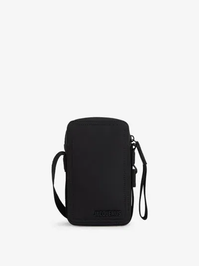 Jacquemus Le Cuerda Vertical Shoulder Bag In Black