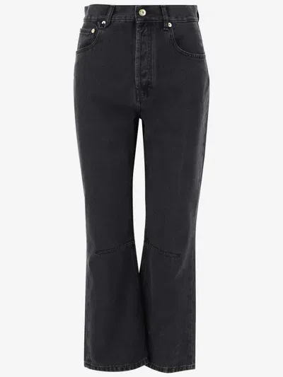 Jacquemus Le De Nîmes Court Jeans In Black