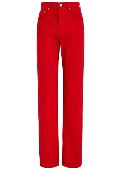 Jacquemus Le De-nîmes Droit Jeans Red