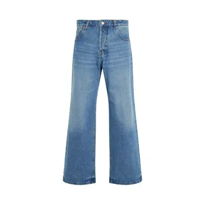 Jacquemus Blue Le De Nîmes Wide-leg Jeans