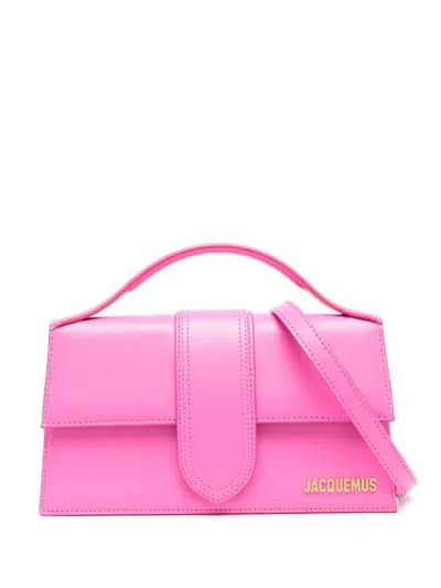 Jacquemus Le Grand Bambino Leather Handbag In Pink