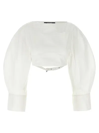 Jacquemus Le Haut Casaco Tops In White