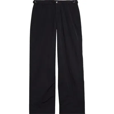 Jacquemus Le Pantalon Jean Straight Leg Cotton & Linen Pants In Black