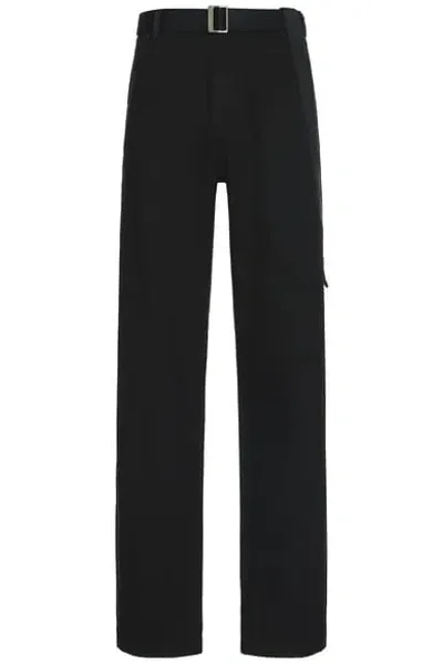 Jacquemus Le Pantalon Marrone In Black