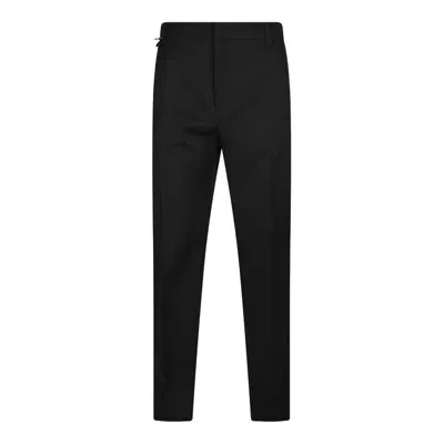 Jacquemus Le Pantalon Melo Mid Rise Tailored Trousers In Black