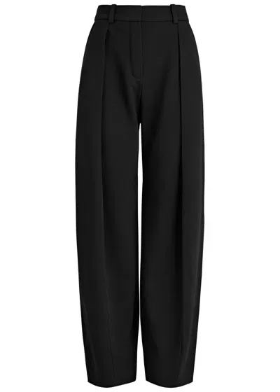 Jacquemus Le Pantalon Passeo Barrel-leg Trousers In Black