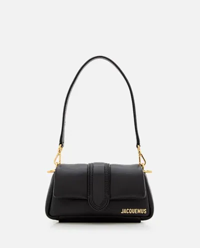 Jacquemus Le Petit Bambimou Leather Shoulder Bag In Black