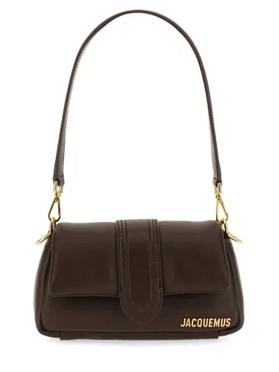 Jacquemus Le Petit Bambimou Leather Shoulder Bag In Brown