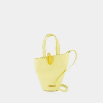 Jacquemus Le Petit Bambola Shopper Bag In Yellow