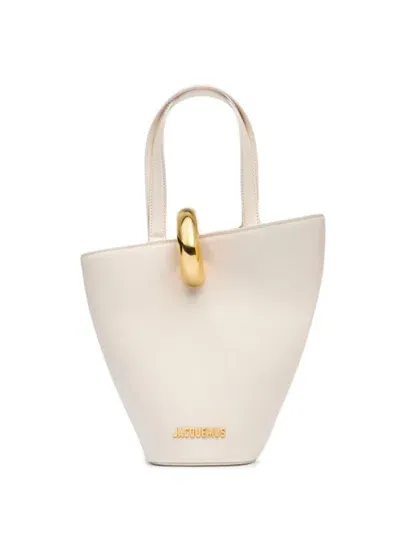 Jacquemus Le Petit Bambola Bucket Bag In Neutrals