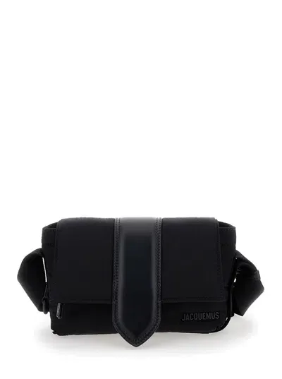 Jacquemus Le Petit Messenger Bambin In Black