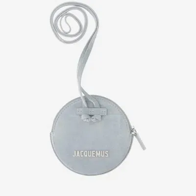 Jacquemus Le Pitchou Circle Neck Pouch In Grey