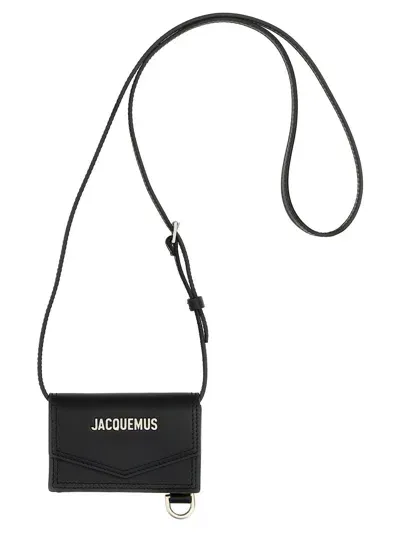 Jacquemus 'le Porte Azur' Card Holder In Black