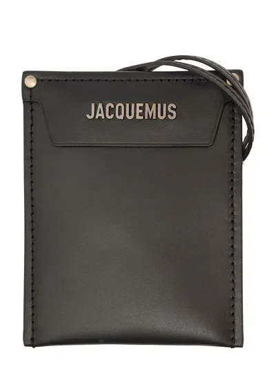 Jacquemus Le Porte Poche Meunier In Black