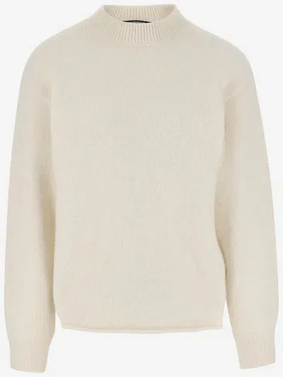 Jacquemus Le Pull  In Brushed Alpaca Knit