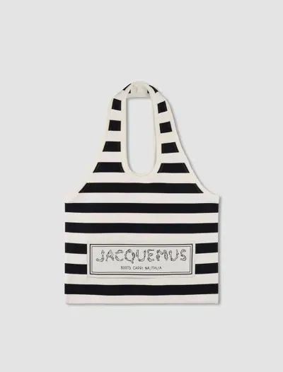 Jacquemus The Marcel Bag In Multi-navy