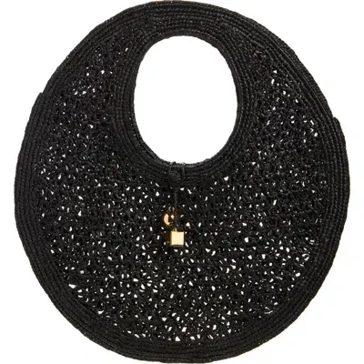 Jacquemus The Spiaggia Round Bag In Black