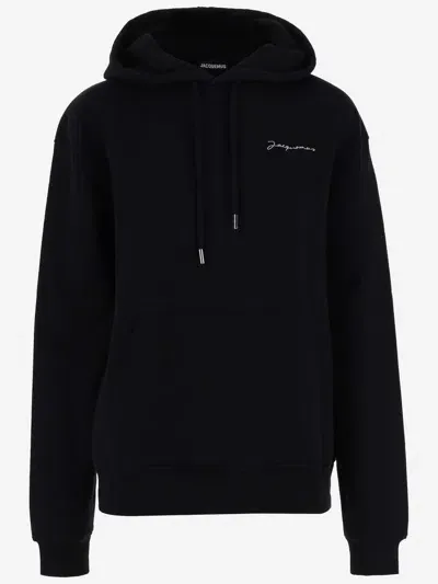 Jacquemus Black Les Classiques 'le Sweatshirt Brodé' Hoodie