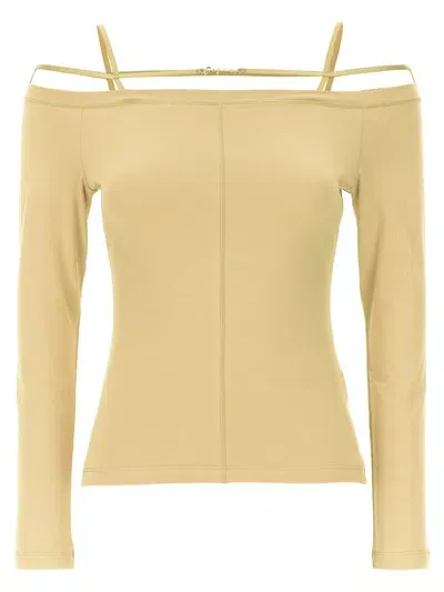 Jacquemus Le T-shirt Sierra T-shirt In Beige