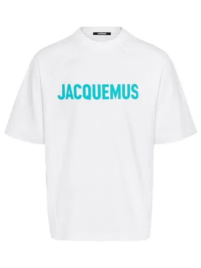 Jacquemus Le T-shirt Typo T-shirt In White