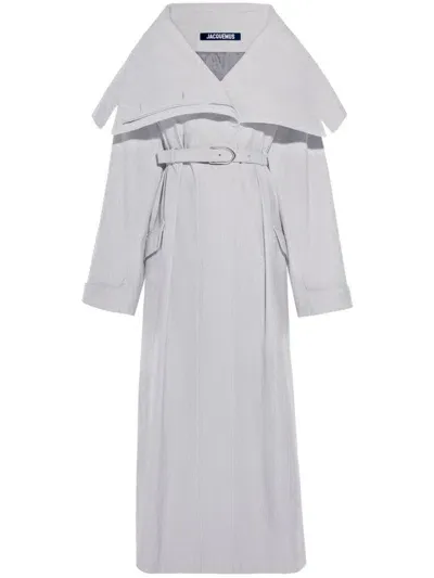 Jacquemus Le Trench Coat In Grey